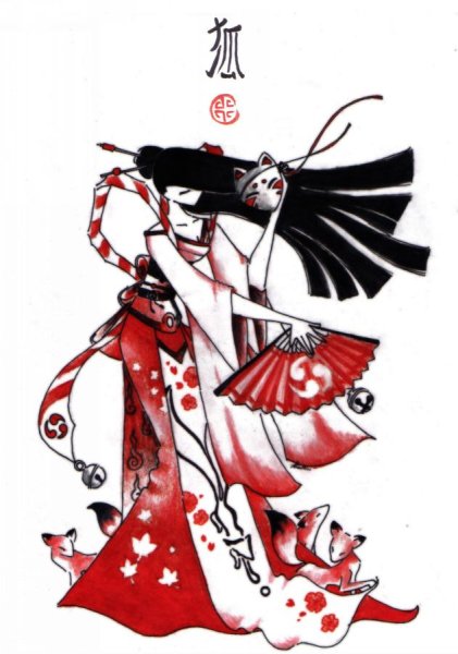 Японские рисунки для срисовки