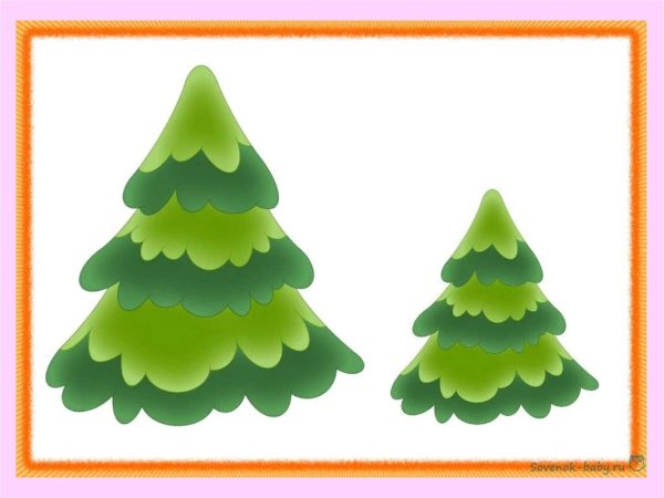 Раздаточный материал елочки
