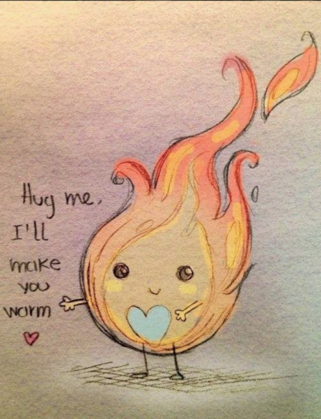 Милые открытки с надписями для срисовки