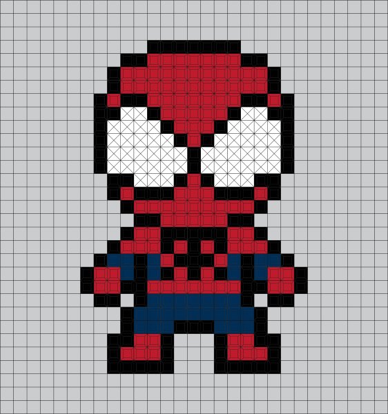 Термомозаика схемы Марвел герои