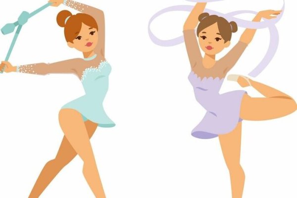 Маленькая гимнастка нарисованная