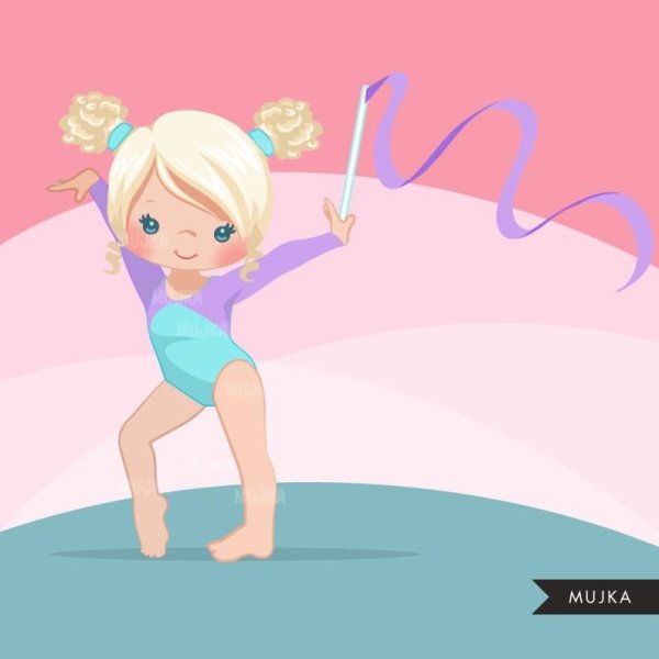 Гимнастка мультяшка