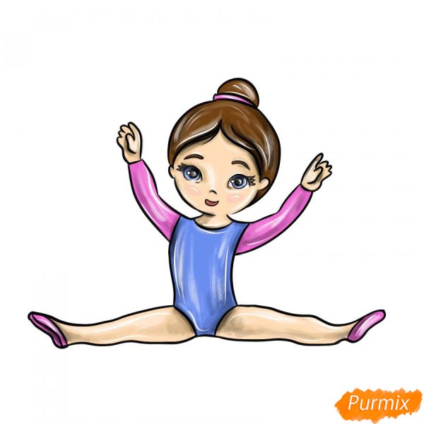 Гимнастка мультяшка