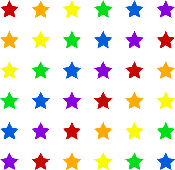 Разноцветные звезды