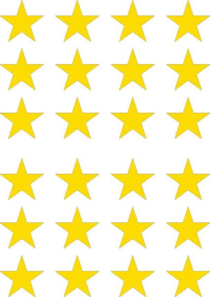 Звездочки желтого цвета