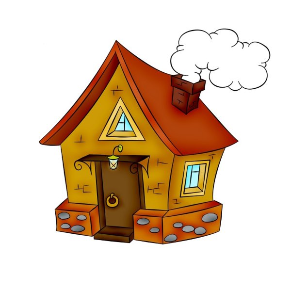 Домик мультяшный