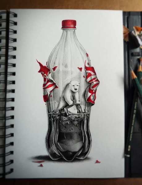 Необычные рисунки карандашом