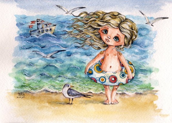 Летние рисунки карандашом