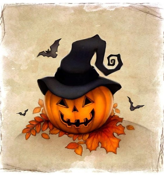 Злая Хэллоуинская тыква