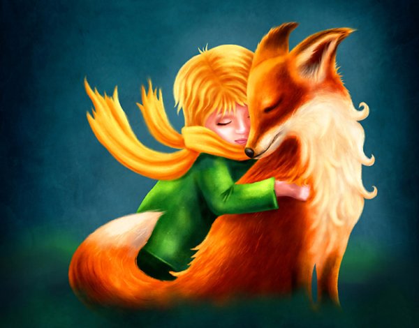 Маленький принц и Лис иллюстрации