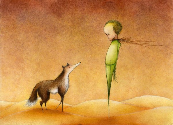 Лисенок маленький принц Экзюпери