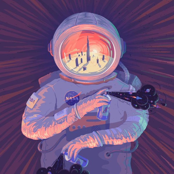 Космонавт арт