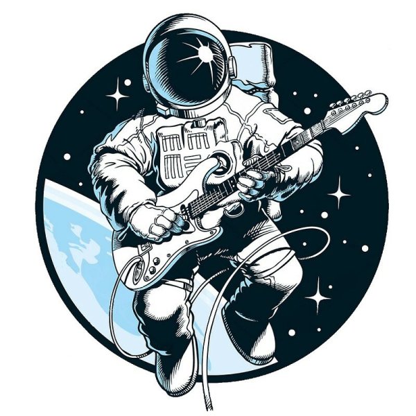 Космонавт на скейте