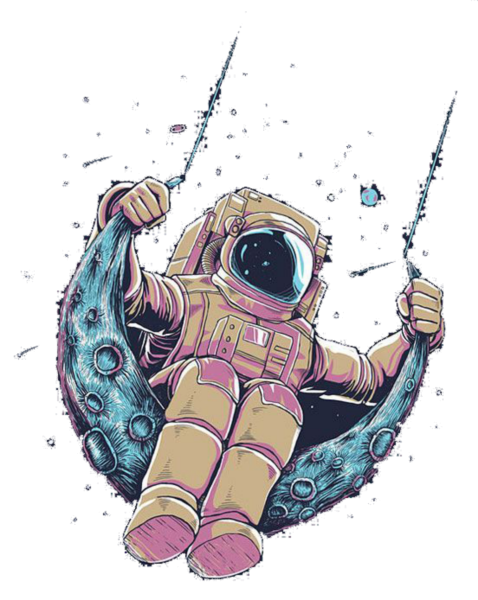Космонавт арты