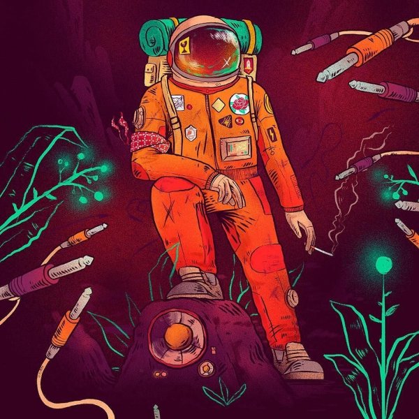 Космонавт арты