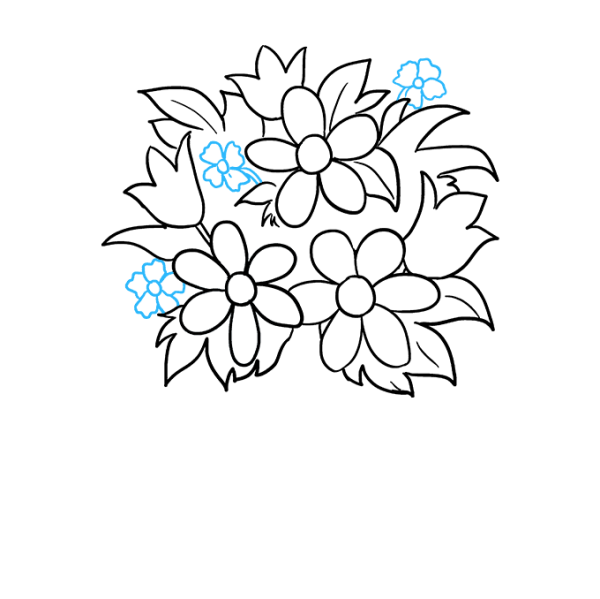 Тату полевые цветы эскизы