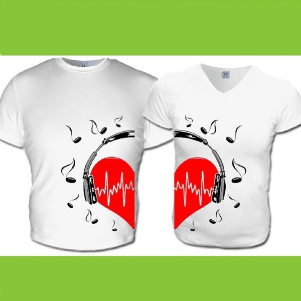 Романтичные надписи на футболках