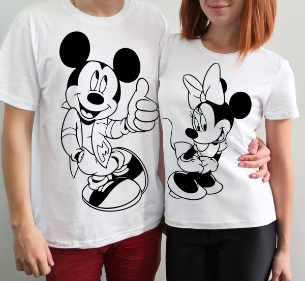 Парные футболки для подруг