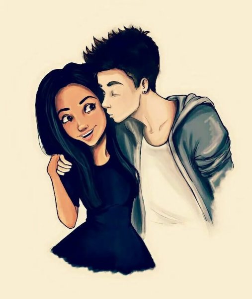 Рисунки для срисовки парочки