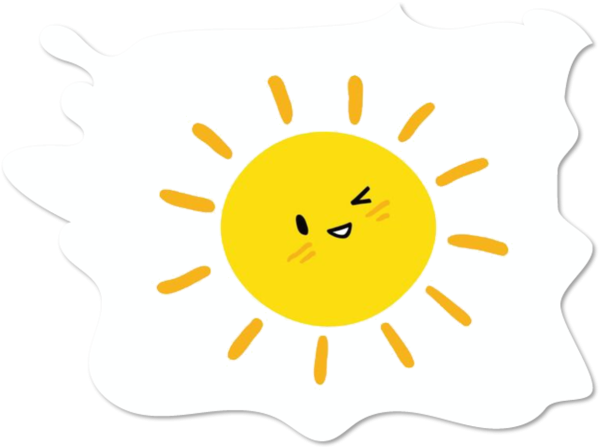 Солнце рисунок маленький