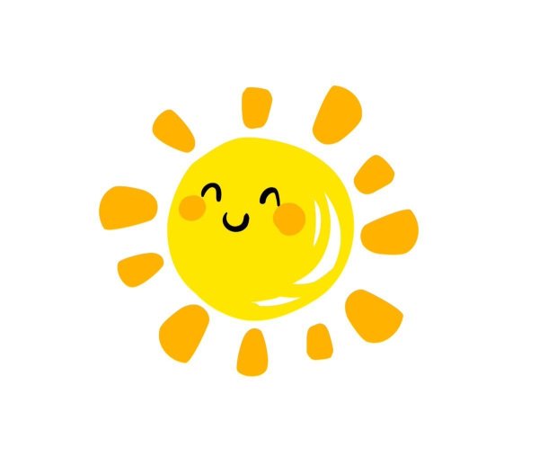 Лучики солнышка рисование карандашами