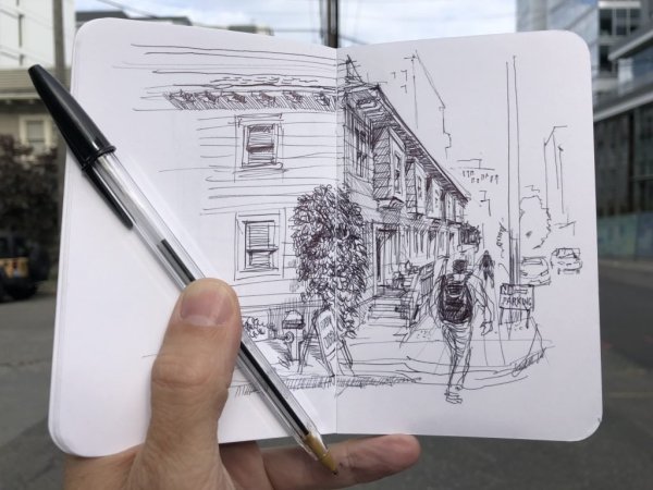 Картины фломастерами