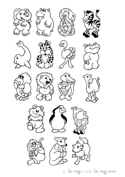 Заяц раскраска