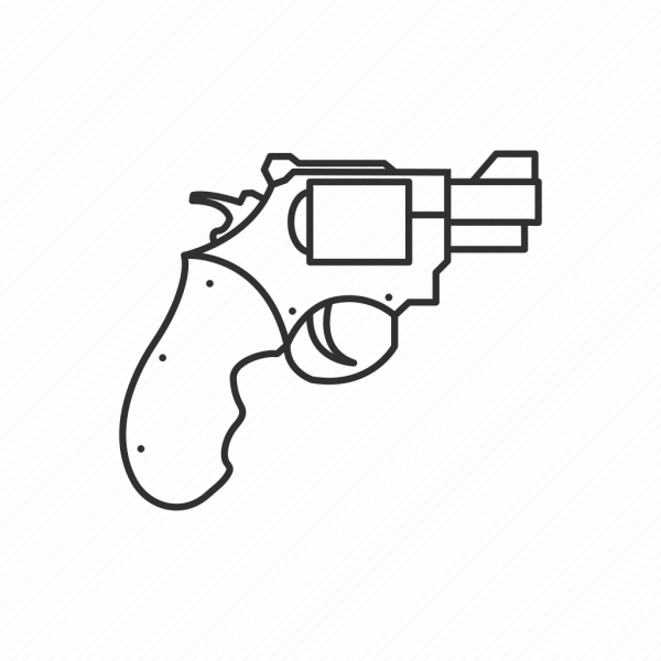 Тату пистолет эскизы простые