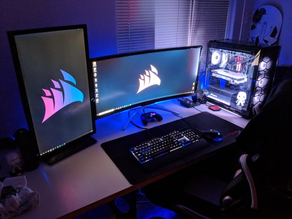 Игровое место геймера