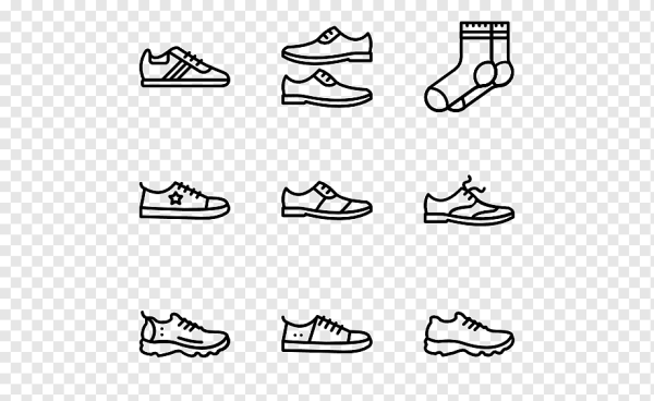 Кроссовок схематично