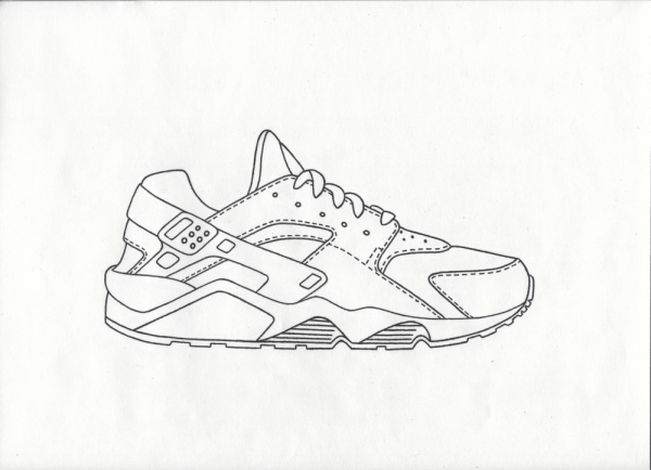 Кроссовки рисунок