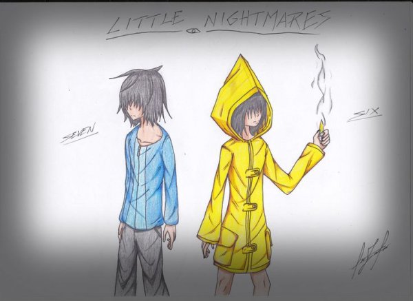 Little Nightmares 2 раскраска