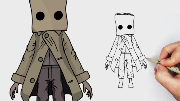 Little Nightmares раскраска шестая