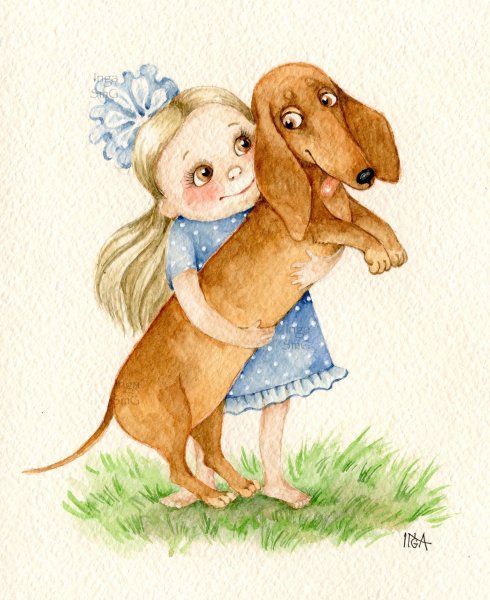 Мультяшные собачки девочки