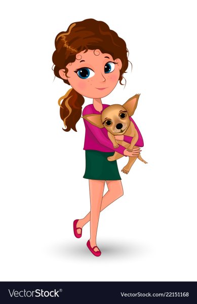 Красивая девочка клипарт