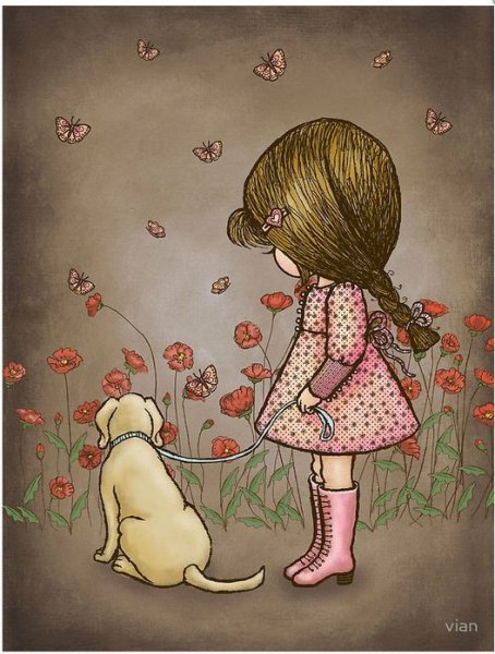 Девочки гуляют