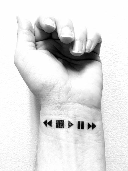 Татушки ручкой