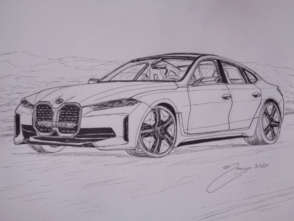 БМВ ай 8 спереди