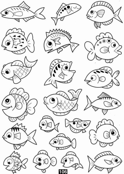 Рыбки для вырезания