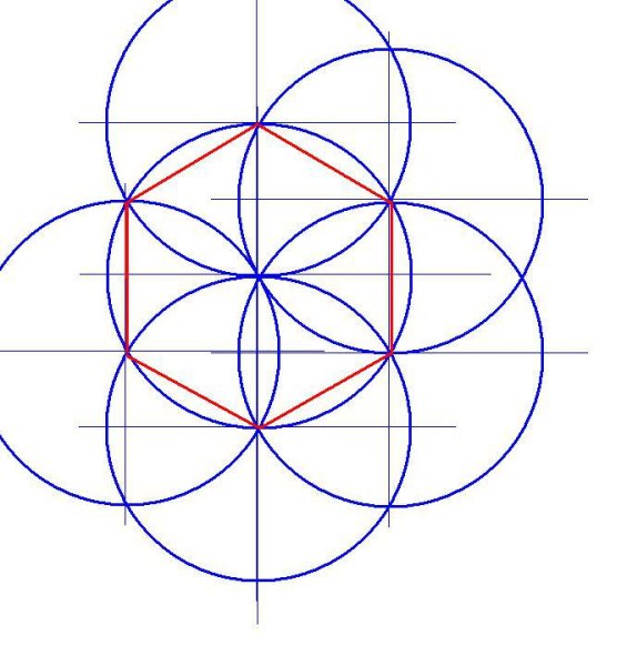 Цветок из циркуля