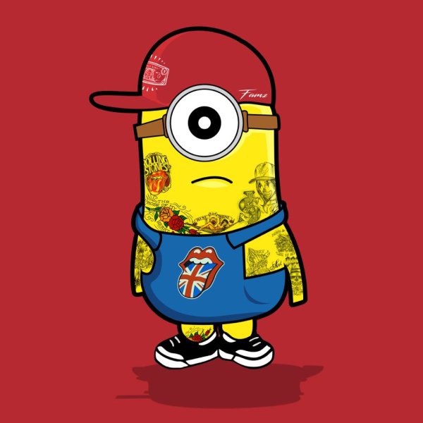 Black vector Миньоны