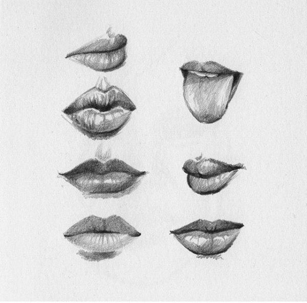 Зарисовки губ