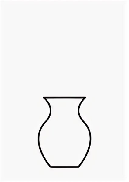 Ваза для цветов аппликация