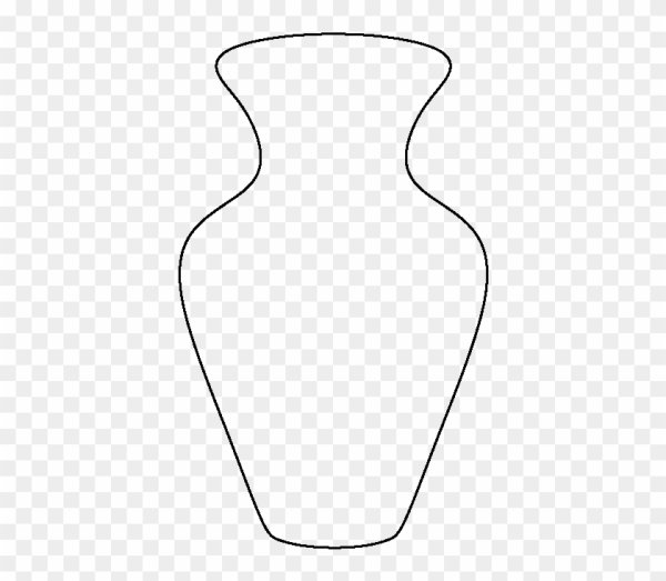 Трафарет вазы