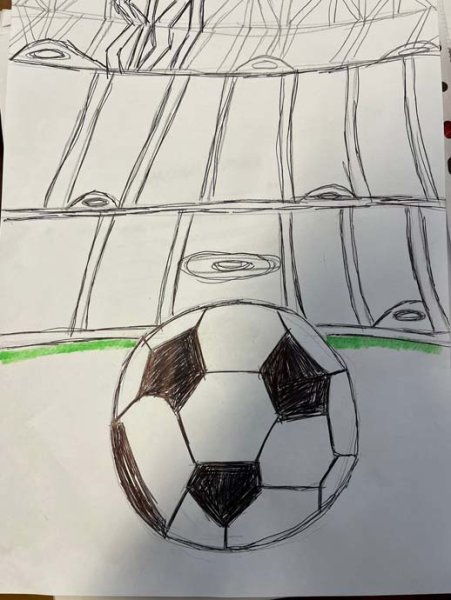 Неймар футболист акварель