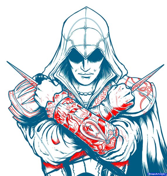 Ассасин рисунок