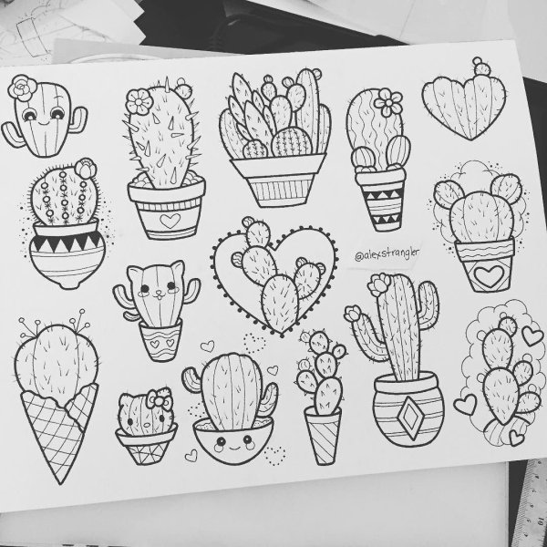 Маленькие рисунки для скетчбука