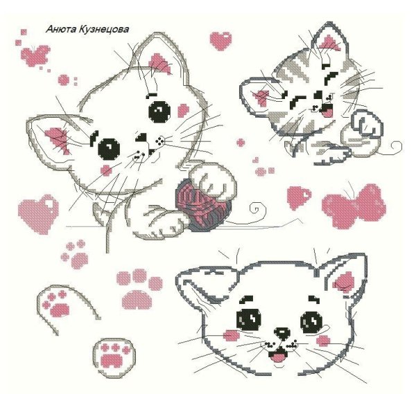 Схема вышивки крестиком для начинающих
