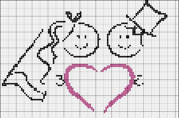 Небольшие схемы для вышивки