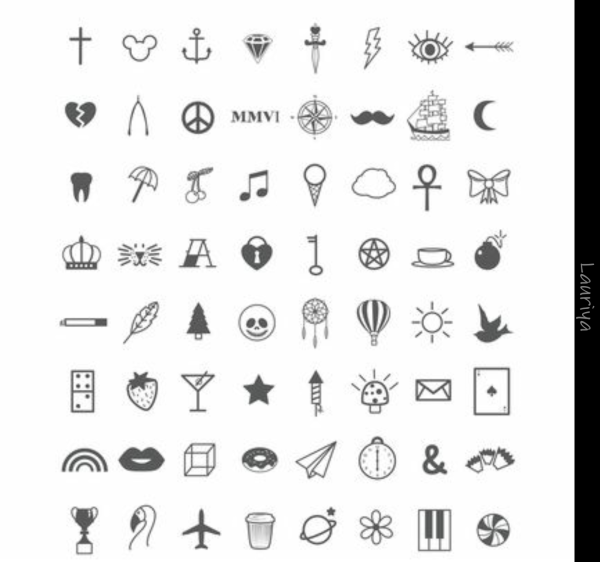 Простые тату